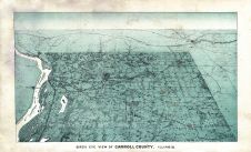 Bird's Eye View of Carroll County, Carroll County 1893